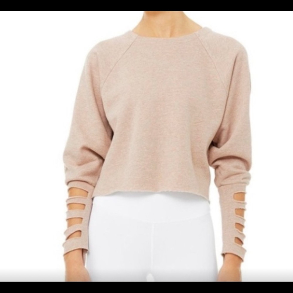 NWT ALO YOGA Tribe Long Sleeve Top S